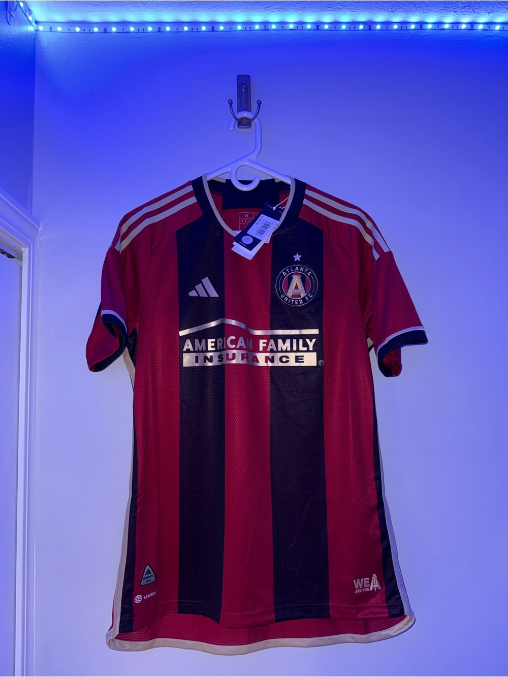 adidas Atlanta United 23/24 Home Authentic Jersey Size M